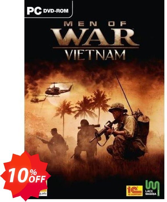 Men Of War: Vietnam, PC-DVD  Coupon code 10% discount 