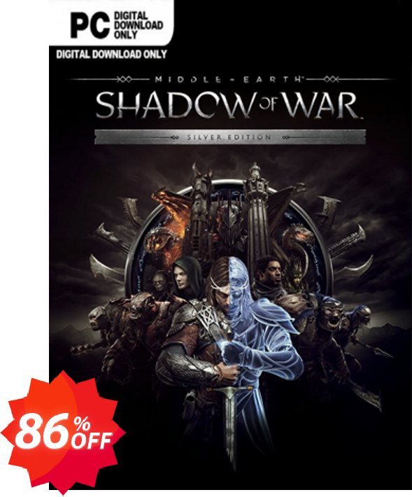 Middle-earth Shadow of War Silver Edition PC Coupon code 86% discount 