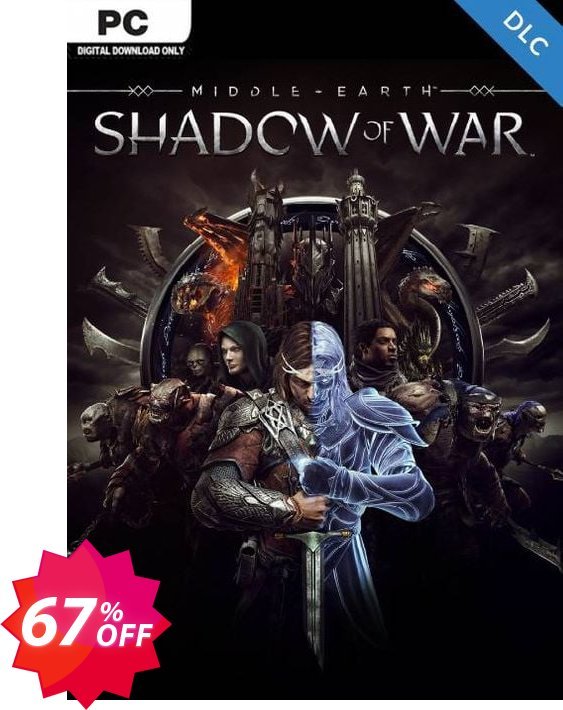Middle Earth Shadow of War - Starter Bundle PC Coupon code 67% discount 