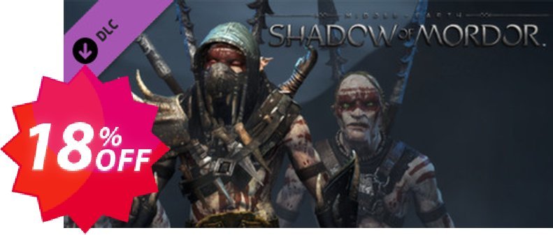 Middleearth Shadow of Mordor Blood Hunters Warband PC Coupon code 18% discount 