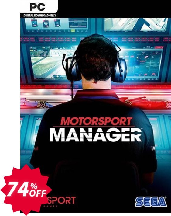 Motorsport Manager PC Coupon code 74% discount 