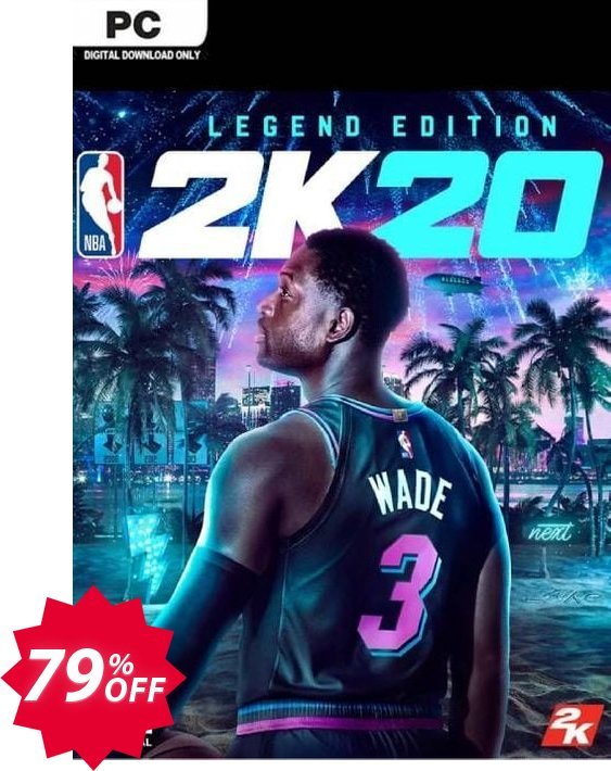 NBA 2K20 Legend Edition PC, US  Coupon code 79% discount 