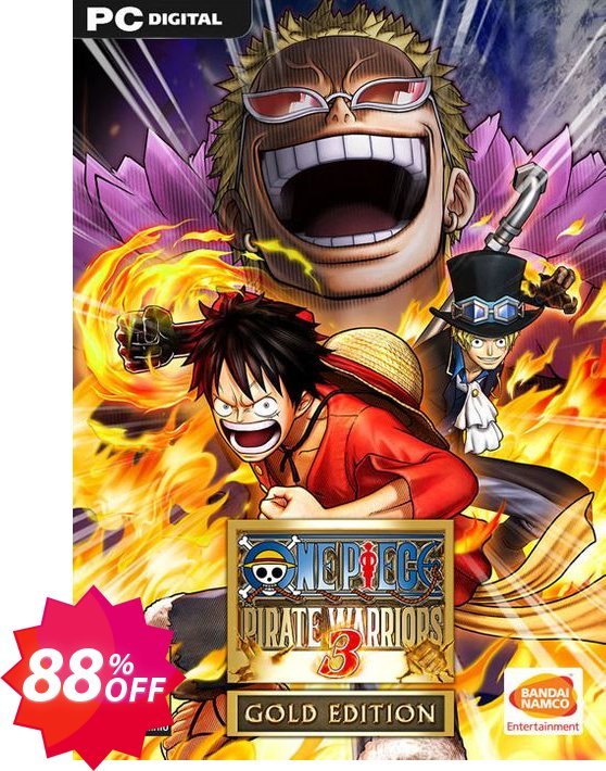 One Piece Pirate Warriors 3 Gold Edition PC Coupon code 88% discount 