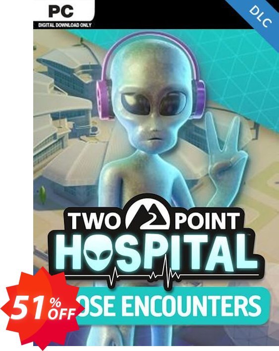 Two Point Hospital - Close Encounters PC, ROW  Coupon code 51% discount 
