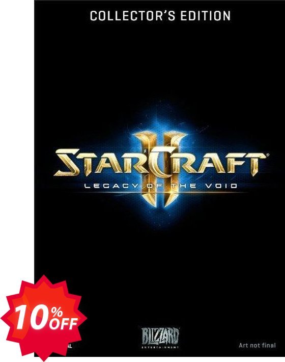 Starcraft 2: Legacy Of The Void Collector's Edition PC/MAC Coupon code 10% discount 