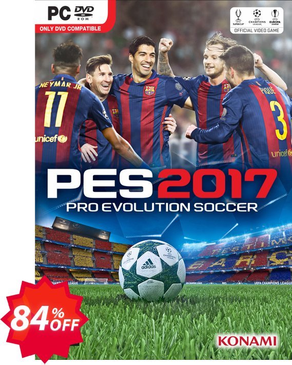 Pro Evolution Soccer, PES 2017 PC Coupon code 84% discount 