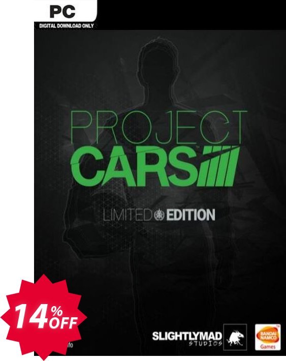 Project CARS Limited Edition PC Coupon code 14% discount 