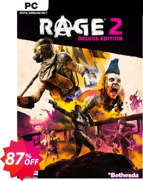 Rage 2 Deluxe Edition PC + DLC Coupon code 87% discount 
