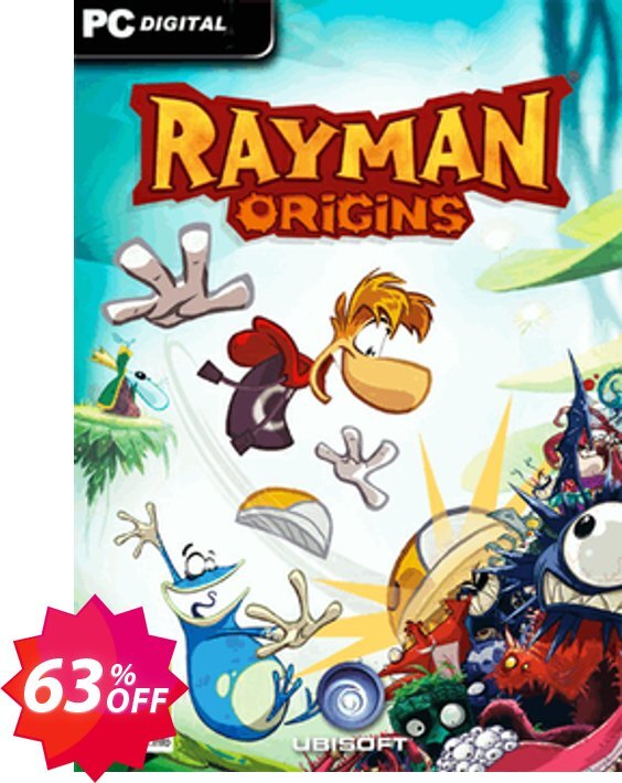Rayman Origins PC Coupon code 63% discount 