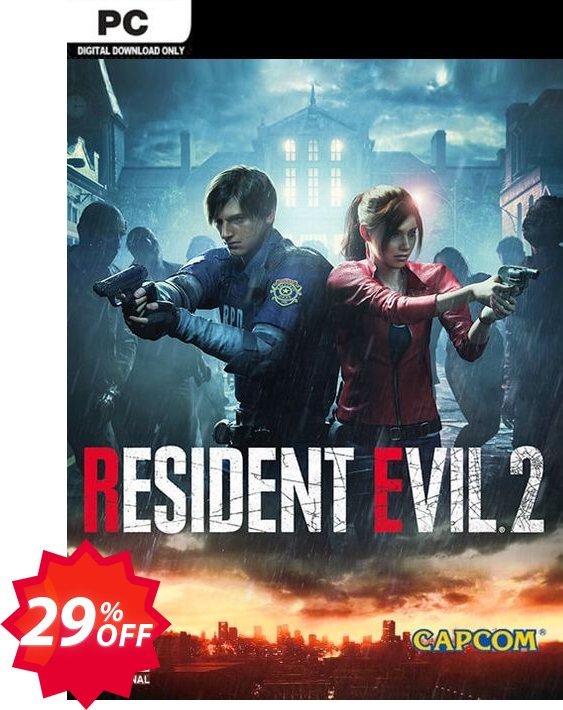 Resident Evil 2 / Biohazard RE:2 PC + DLC Coupon code 29% discount 