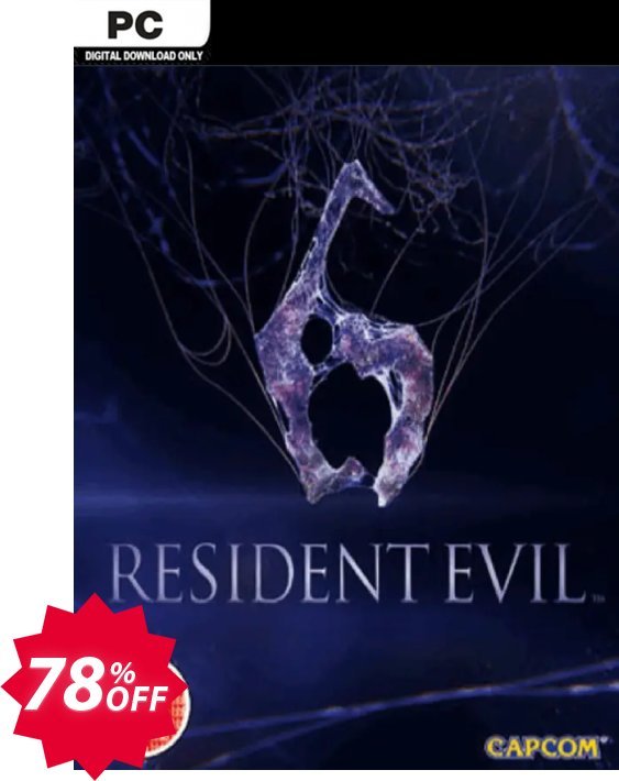Resident Evil 6 PC, EU  Coupon code 78% discount 