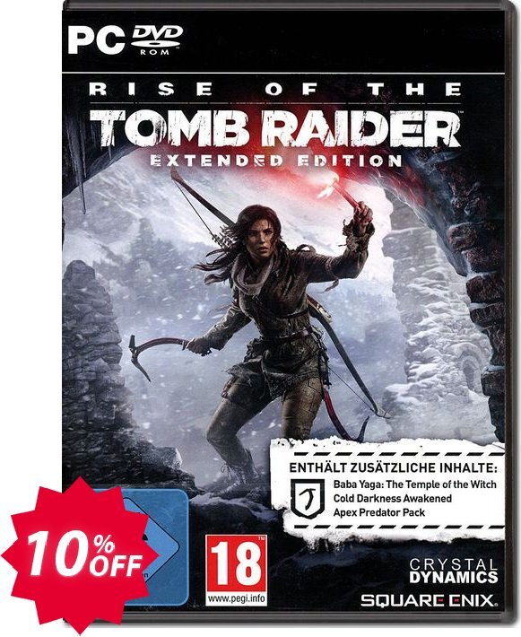 Rise of the Tomb Raider Extended Edition PC Coupon code 10% discount 