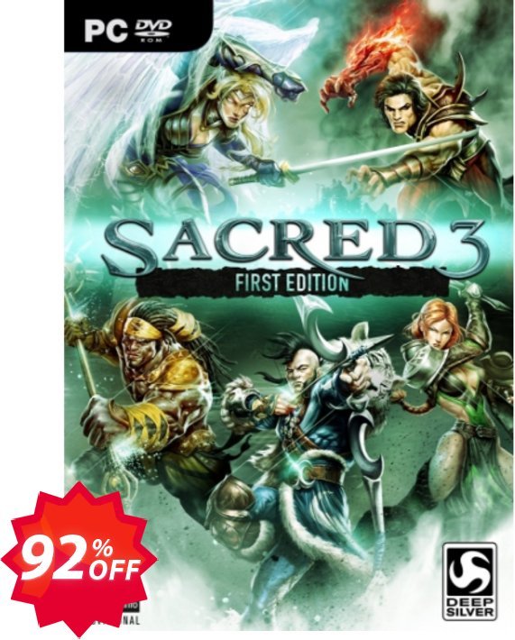 Sacred 3 First Edition PC Coupon code 92% discount 