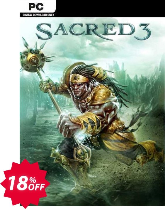 Sacred 3 PC Coupon code 18% discount 