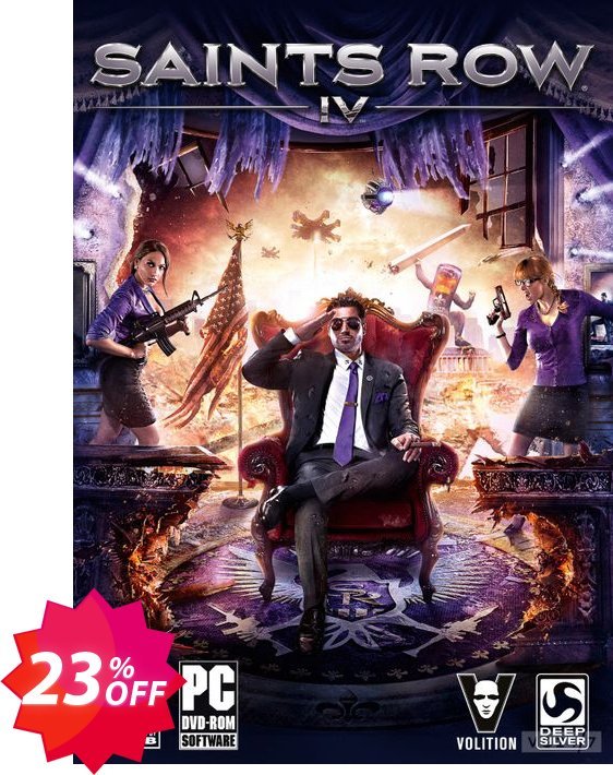 Saints Row IV 4 PC Coupon code 23% discount 