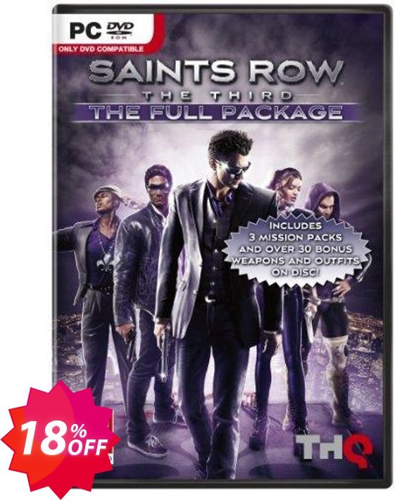 Saints Row The Third: The Full Package PC Coupon code 18% discount 