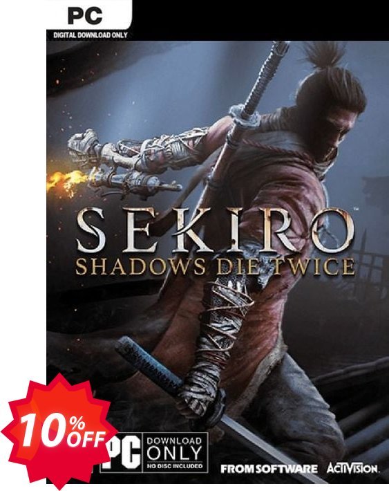 Sekiro: Shadows Die Twice PC, US  Coupon code 10% discount 