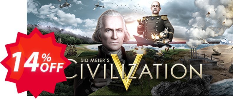 Sid Meier's Civilization V PC Coupon code 14% discount 