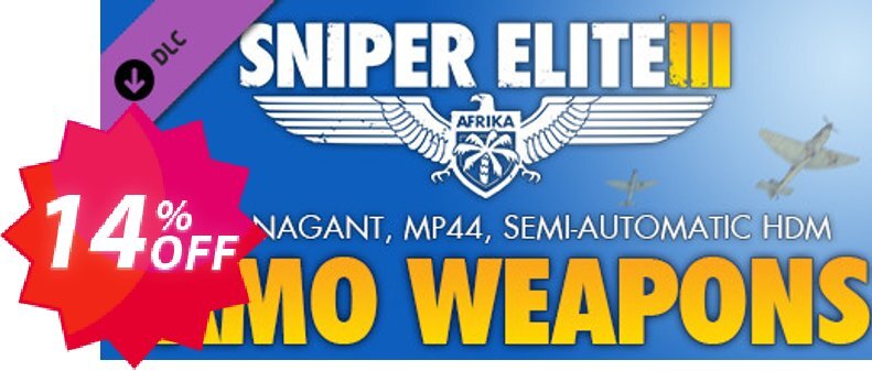 Sniper Elite 3 Camouflage Weapons Pack PC Coupon code 14% discount 