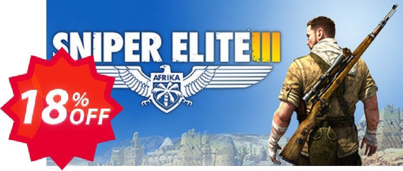 Sniper Elite 3 PC Coupon code 18% discount 
