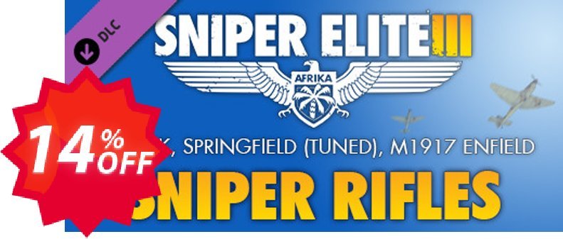 Sniper Elite 3 Sniper Rifles Pack PC Coupon code 14% discount 