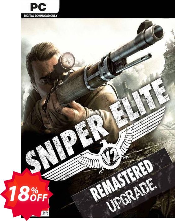 Sniper Elite V2 Remastered Upgrade PC Coupon code 18% discount 