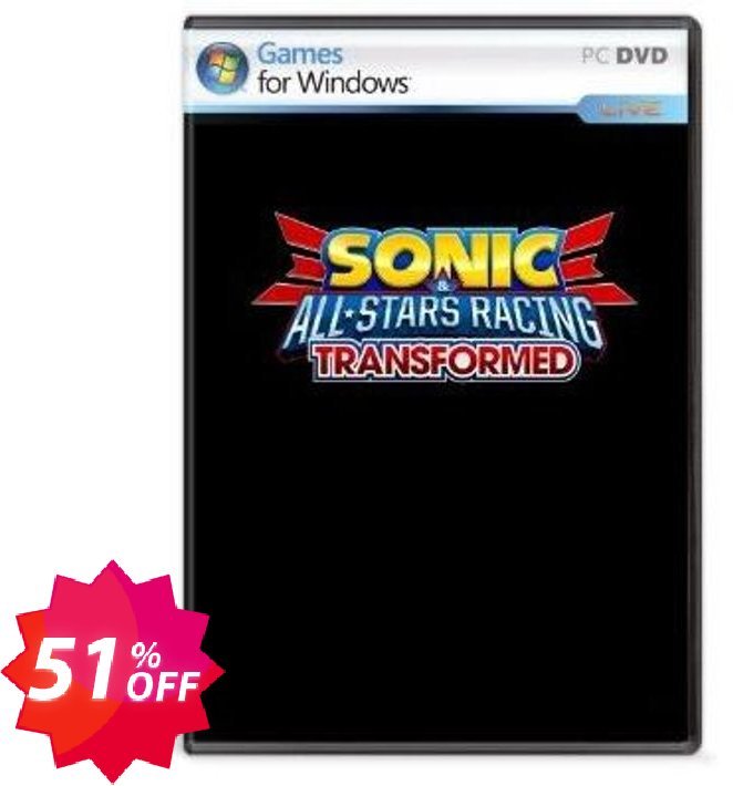 Sonic & All-Stars Racing Transformed, PC  Coupon code 51% discount 