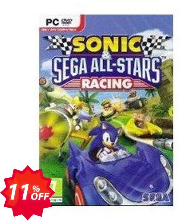 Sonic & SEGA All-Stars Racing, PC  Coupon code 11% discount 