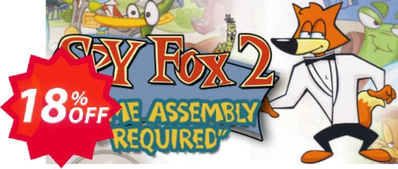 Spy Fox 2 "Some Assembly Required" PC Coupon code 18% discount 