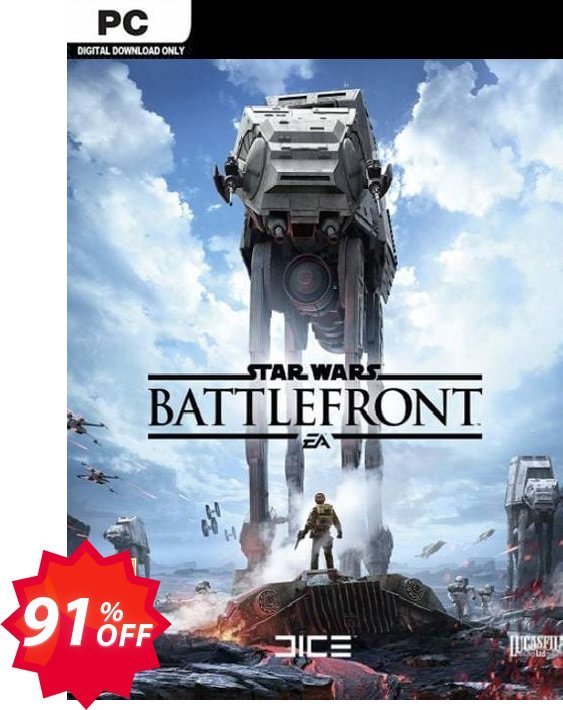 Star Wars: Battlefront PC, EN  Coupon code 91% discount 