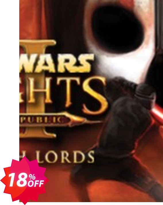 STAR WARS Knights of the Old Republic II The Sith Lords PC Coupon code 18% discount 