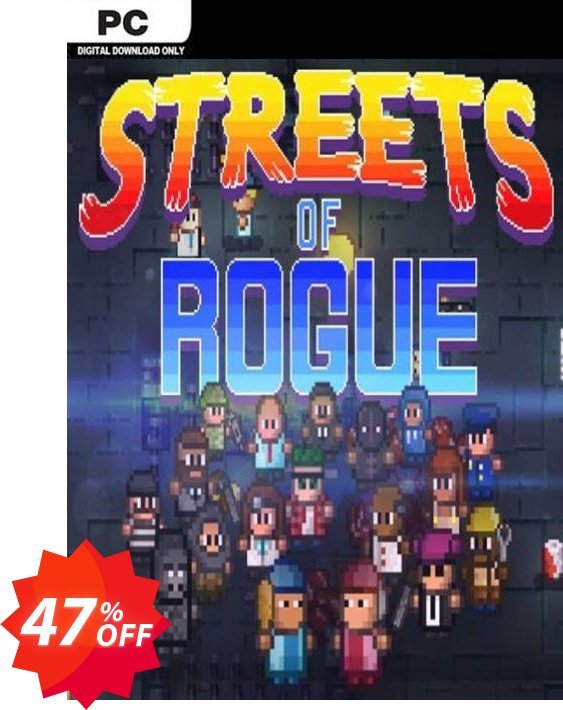 Streets of Rogue PC Coupon code 47% discount 