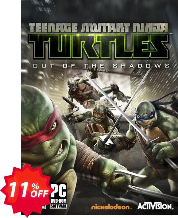 Teenage Mutant Ninja Turtles: Out of the Shadows PC Coupon code 11% discount 