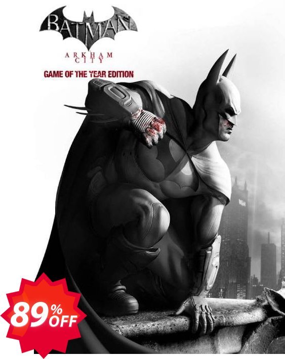 Batman Arkham City GOTY, PC  Coupon code 89% discount 