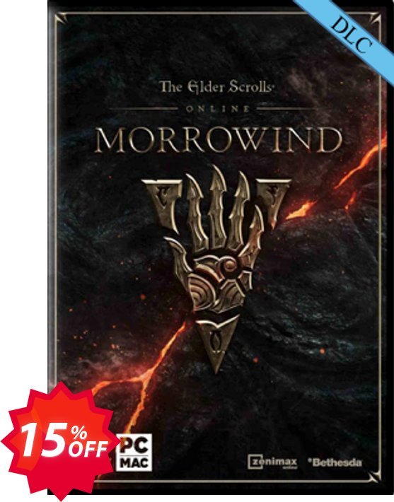The Elder Scrolls Online - Morrowind Upgrade PC + DLC Coupon code 15% discount 