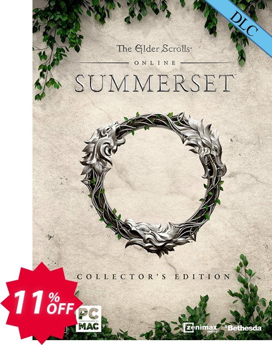 The Elder Scrolls Online Summerset Collectors Edition Upgrade PC Coupon code 11% discount 
