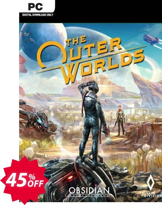 The Outer Worlds PC Coupon code 45% discount 