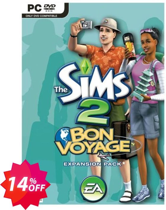 The Sims 2: Bon Voyage Expansion Pack PC Coupon code 14% discount 