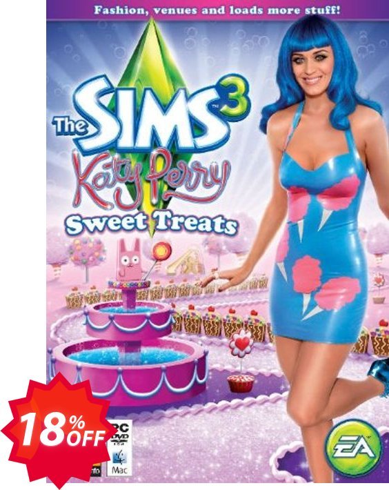 The Sims 3 Katy Perry's Sweet Treats PC Coupon code 18% discount 
