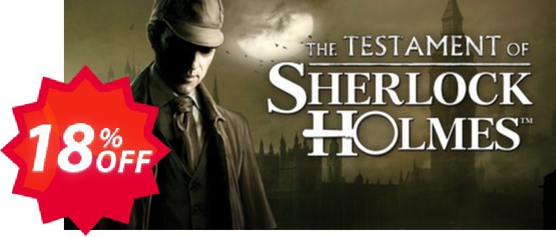 The Testament of Sherlock Holmes PC Coupon code 18% discount 