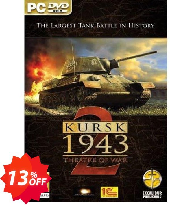 Theatre of War 2: Kursk, PC  Coupon code 13% discount 