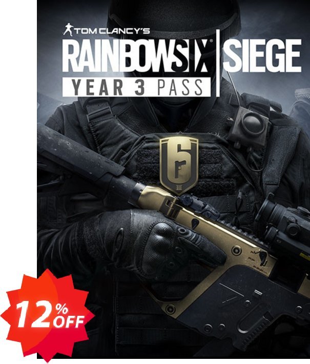 Tom Clancys Rainbow Six Siege Year 3 Pass PC Coupon code 12% discount 