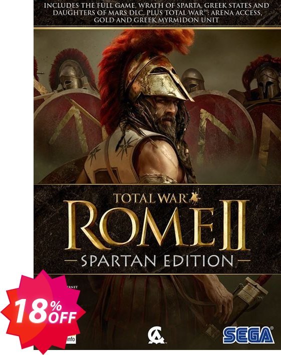 Total War: Rome II 2 – Spartan Edition PC Coupon code 18% discount 