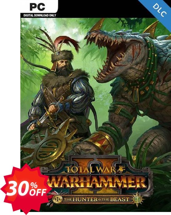 Total War: WARHAMMER II 2 PC - The Hunter & The Beast DLC, US  Coupon code 30% discount 