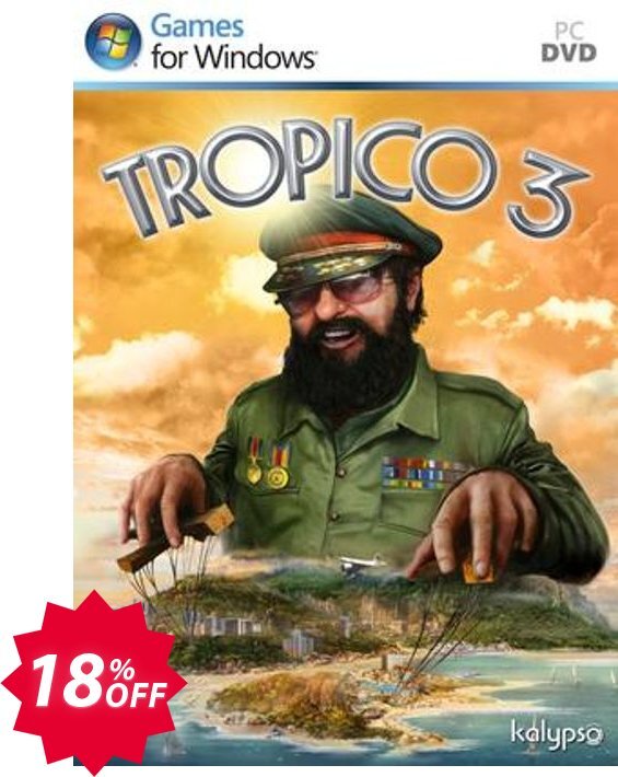 Tropico 3, PC  Coupon code 18% discount 