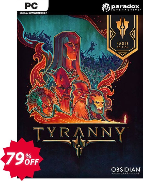 Tyranny Gold Edition PC Coupon code 79% discount 