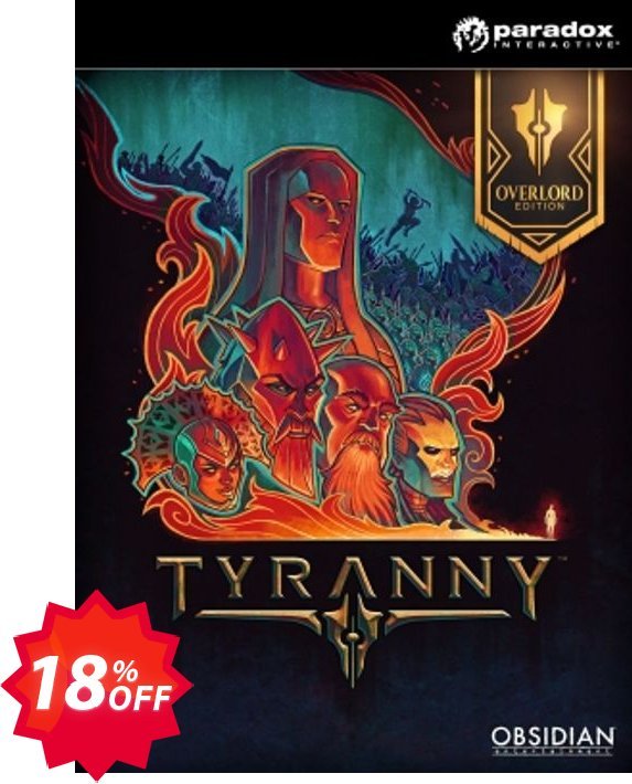 Tyranny - Overlord Edition PC Coupon code 18% discount 
