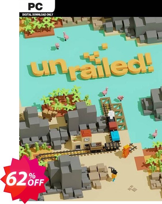 Unrailed! PC Coupon code 62% discount 