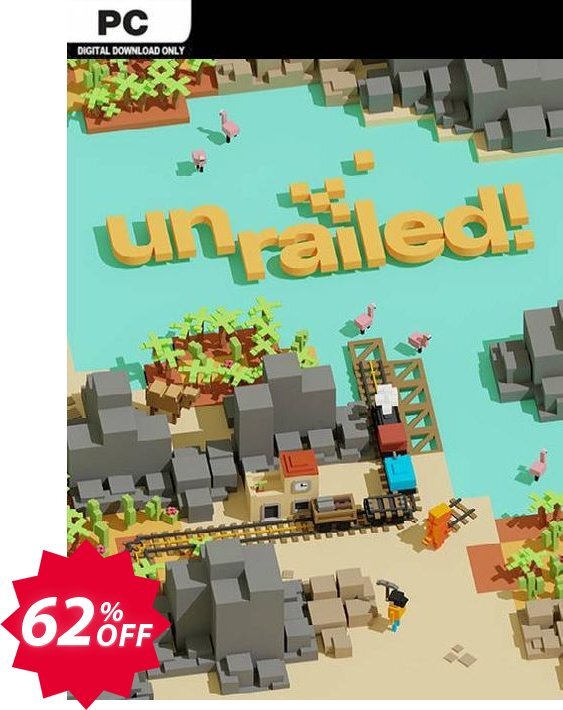 Unrailed! PC Coupon code 62% discount 