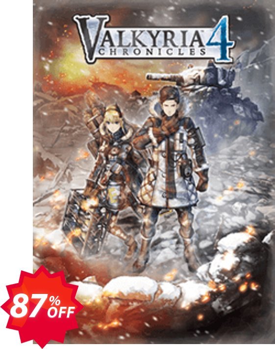 Valkyria Chronicles 4 PC Coupon code 87% discount 
